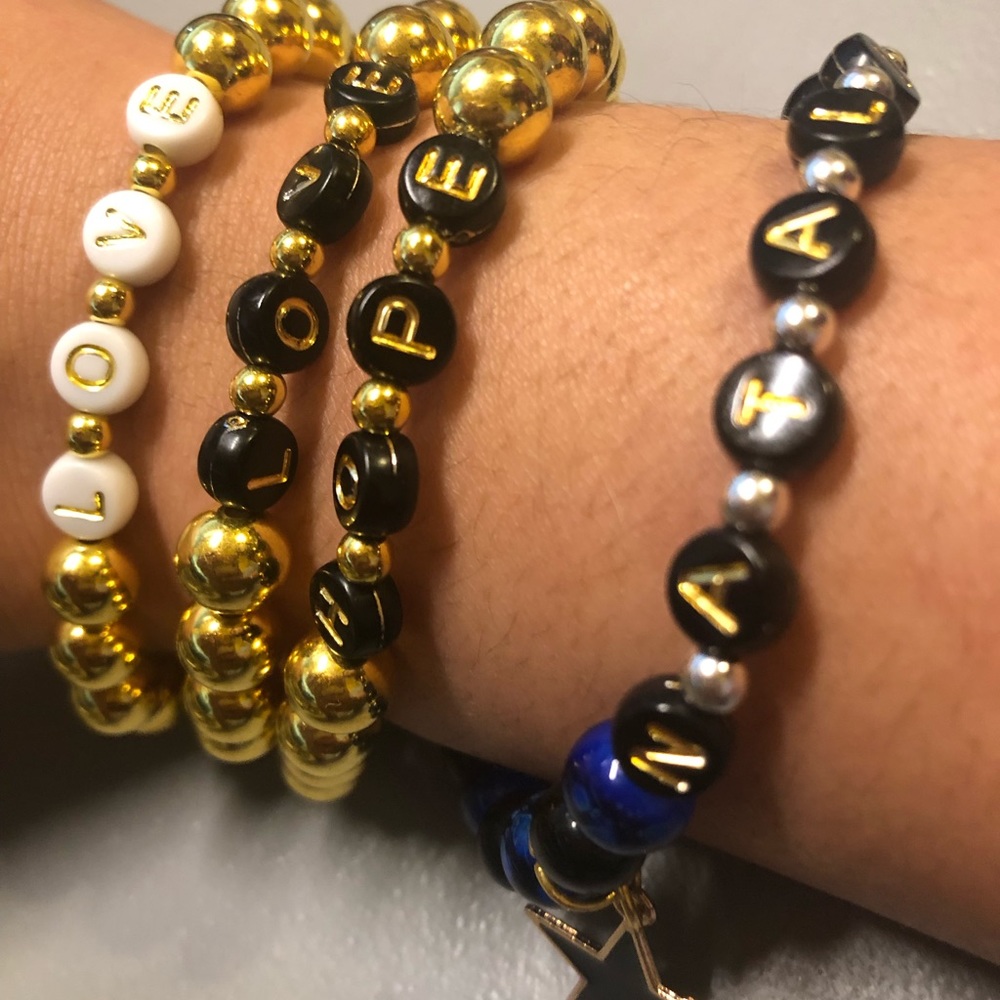 Charm and name bracelets